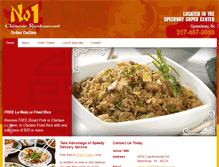 Tablet Screenshot of chinesefoodinspeedway.com